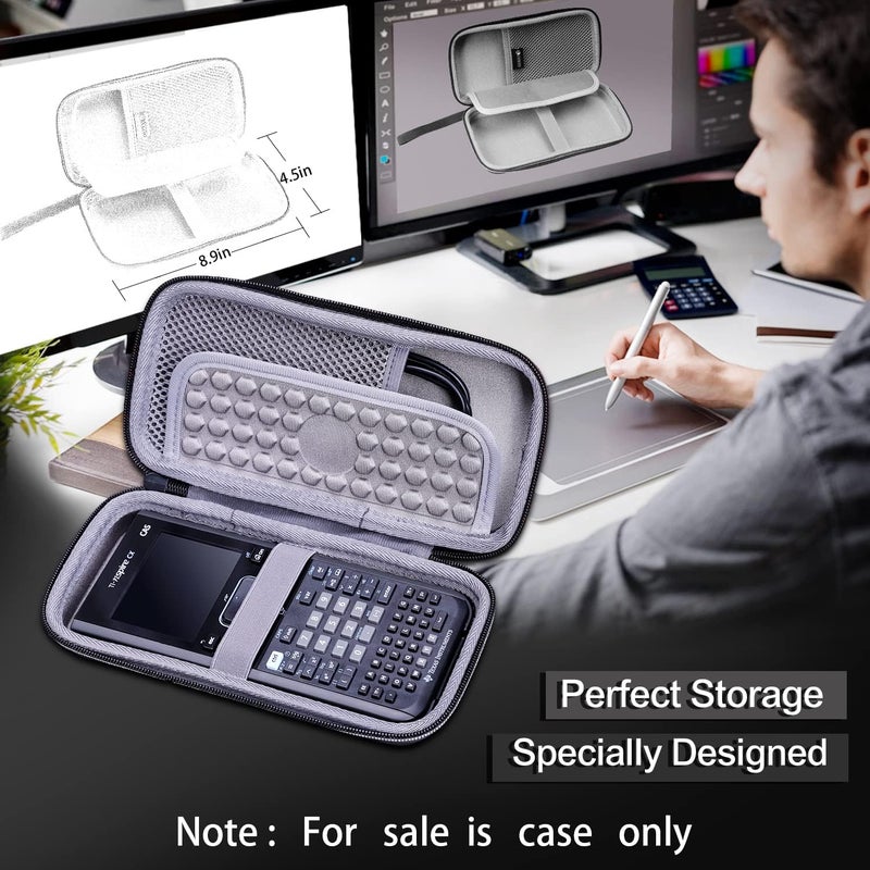 XANAD Hard Case Compatible with Texas Instruments TI-84 Plus CE/TI-84 Plus/TI-Nspire CX II CAS/TI-Nspire CX II/TI-83 Plus/TI-85 /TI-86 /TI30xs /TI36X Pro/TI 34 Color Graphing Calculator by - Image 2